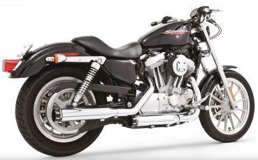 Preview: SLIP ON AUSPUFFTOPF SATZ "BOLT" FÜR SPORTSTER  2003-2020 MIT EG ABE